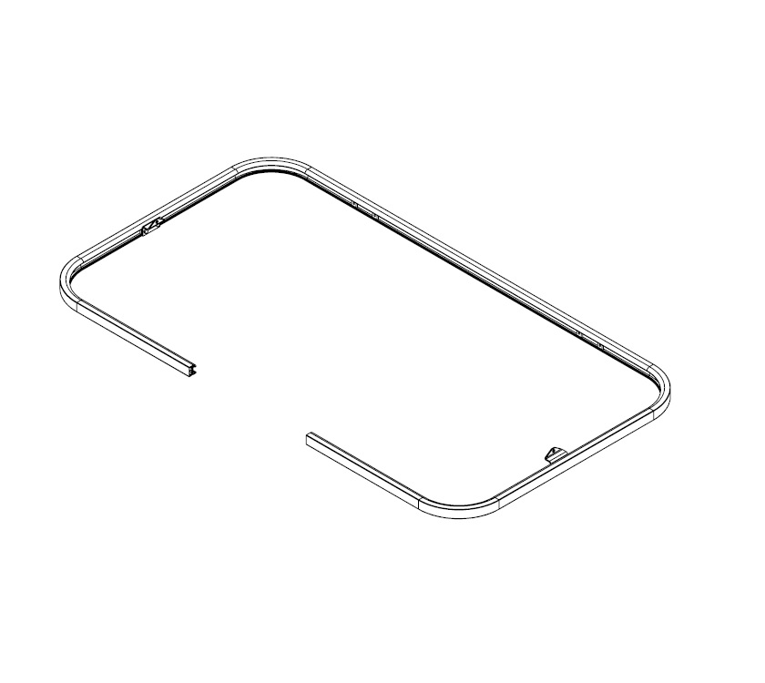 EXTERIOR STORAGE BOX TOP FRAME ASSY