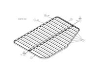 DY1 D4-4 Fixed Bed Frame & Slats Assembly