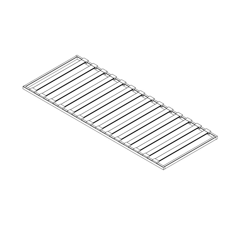 ALORA 69-4S REAR BED FRAME ASSEMBLY