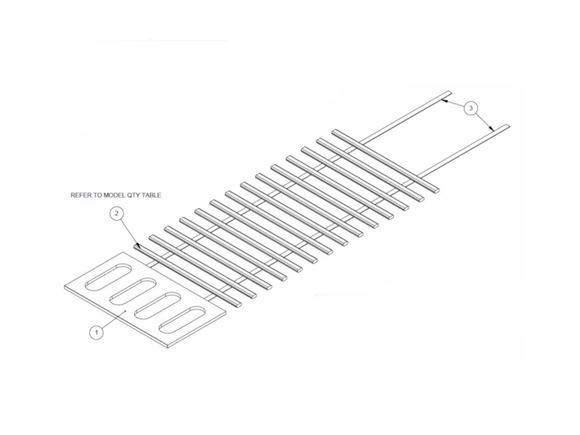PX1 STD 6' Pull Out Slat Assembly product image