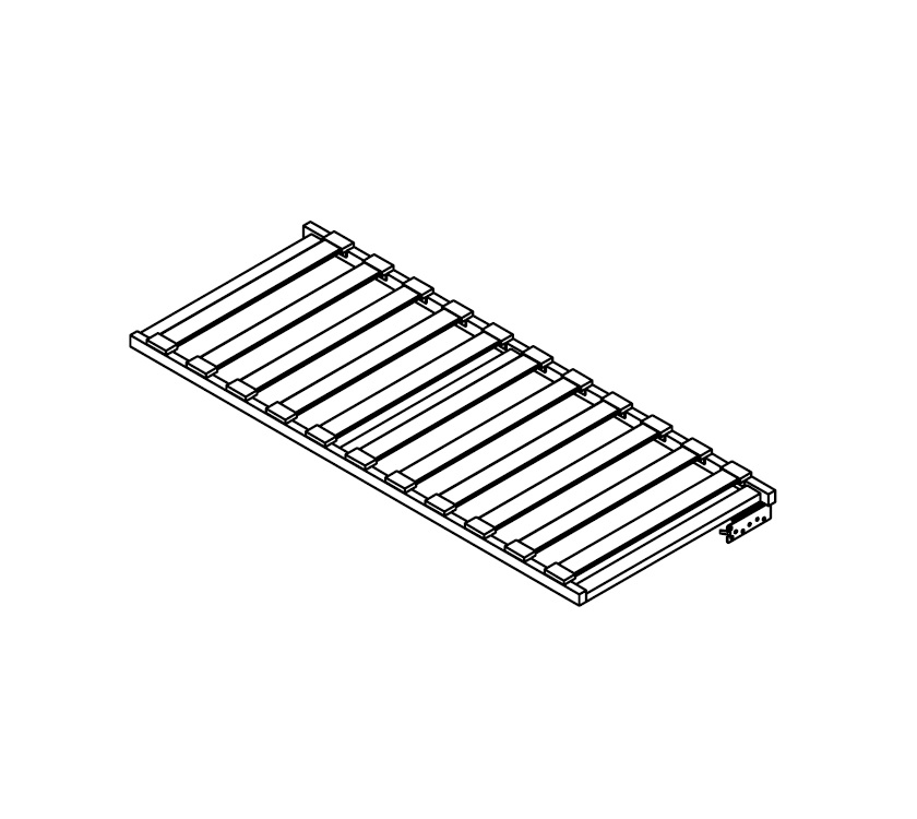 Read more about PX1 6' Front Bunk Slat Assembly product image