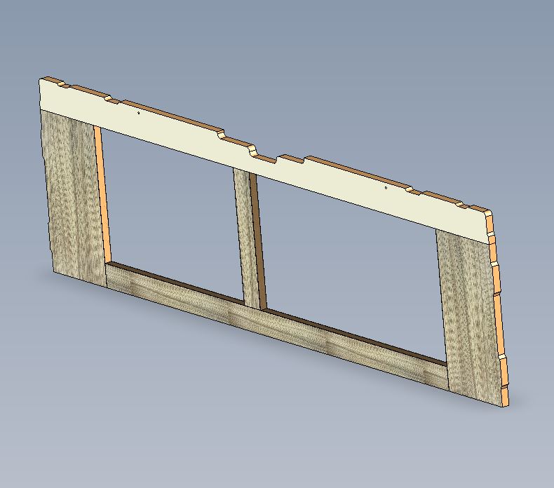 PSR STD G-Shape Lounge Middle Bunk Face Sub-Assy