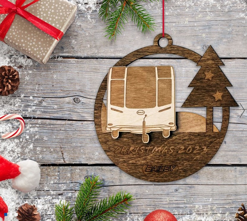 Bailey Festive Fundraiser Bauble – Caravan
