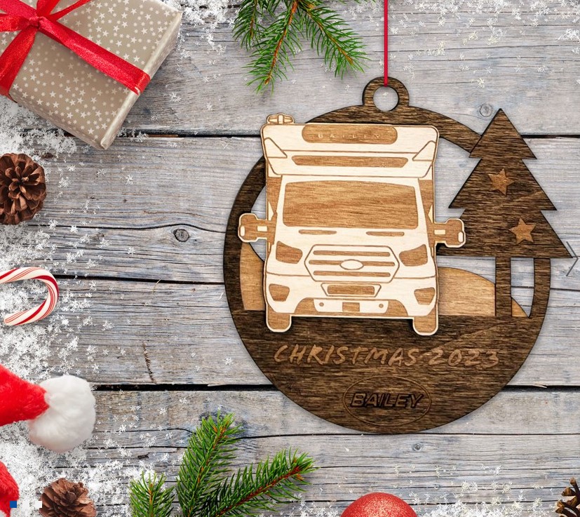 Bailey Festive Fundraiser Bauble – Motorhome