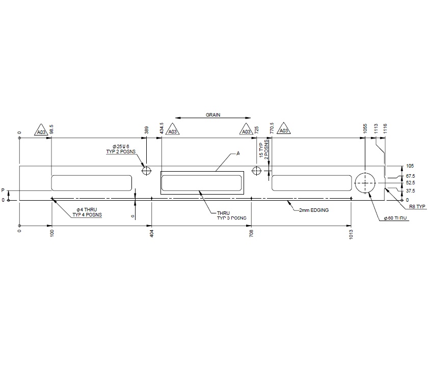Auto II 79-4 Island Bed O/S Radiator Top Panel