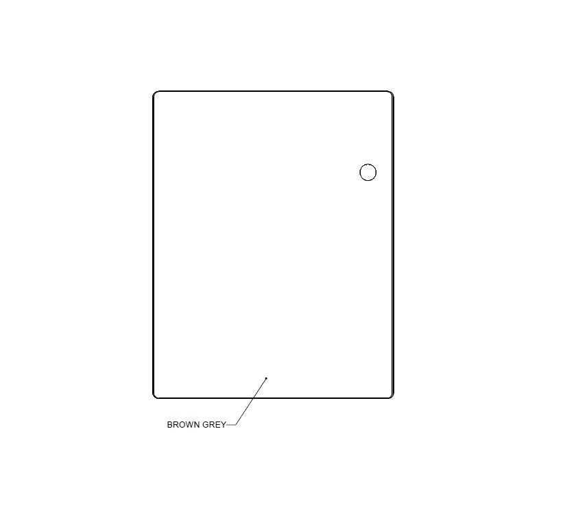 Auto II 79-4 Island Bed N/S Cabinet Door 493x385mm