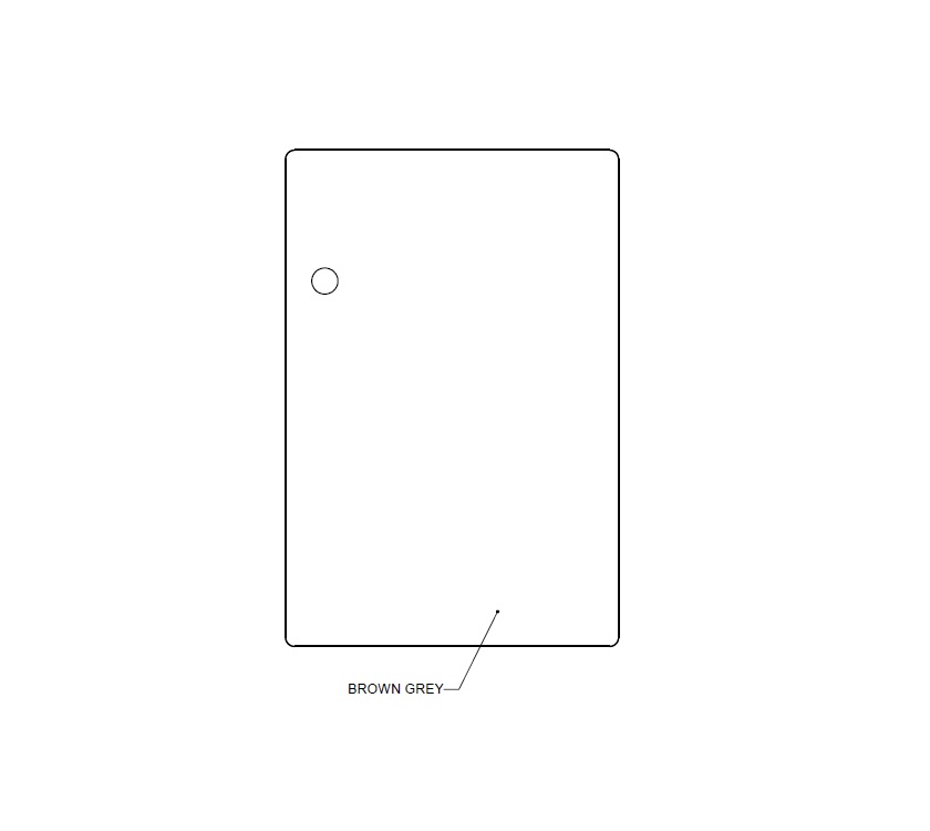 AH2 79-4 Island Bed O/S Cabinet Door 493x331mm A03