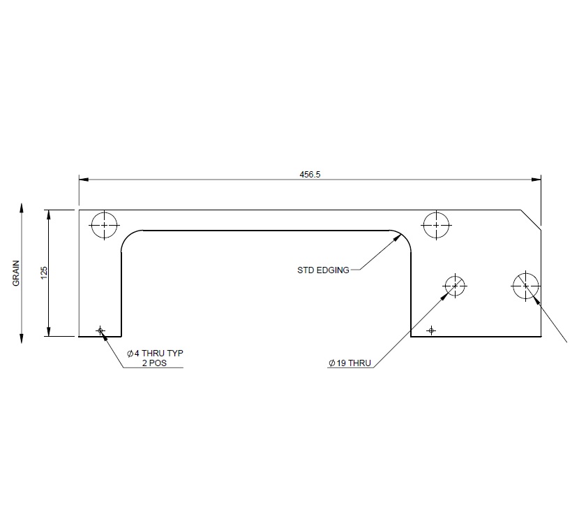 Read more about AH2 75-4 Lounge O/S Front Top Panel product image