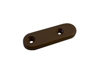 DLS Turn Button Plate Mid Brown