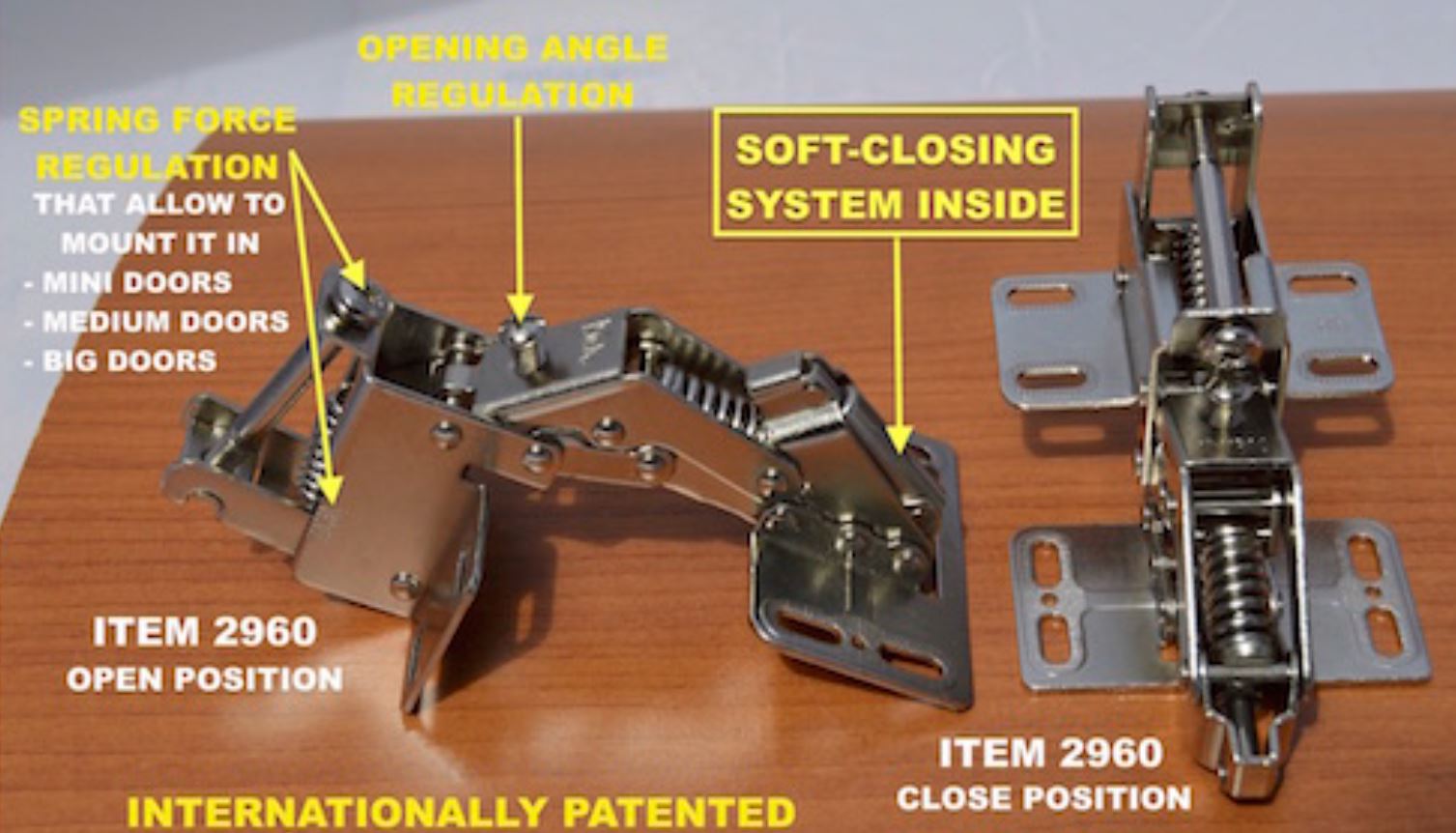 UN4 Soft Closing System Hinge 2960