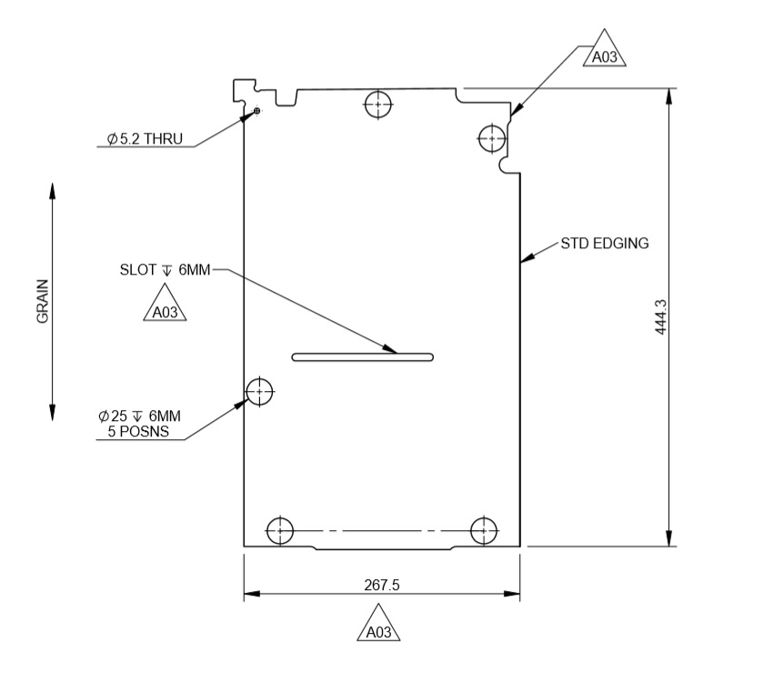 Read more about PX1 PS6 Grande N/S Front Locker Divider product image