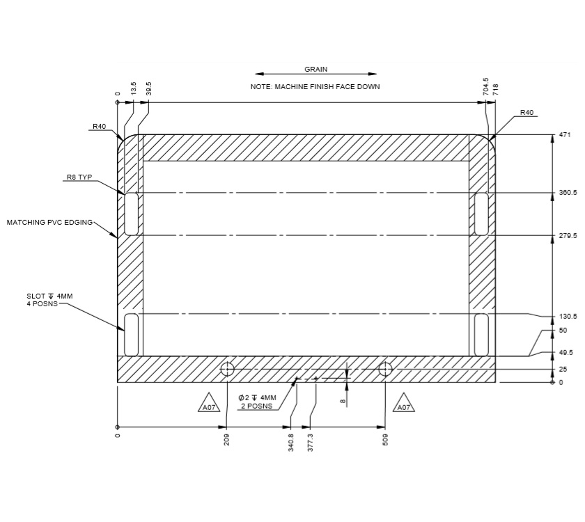 Read more about PX1 Chest of Drawer Worktop (COD) (Revision A07) product image