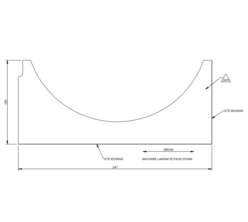 Read more about PX1 Vanity Unit Sink Fascia product image