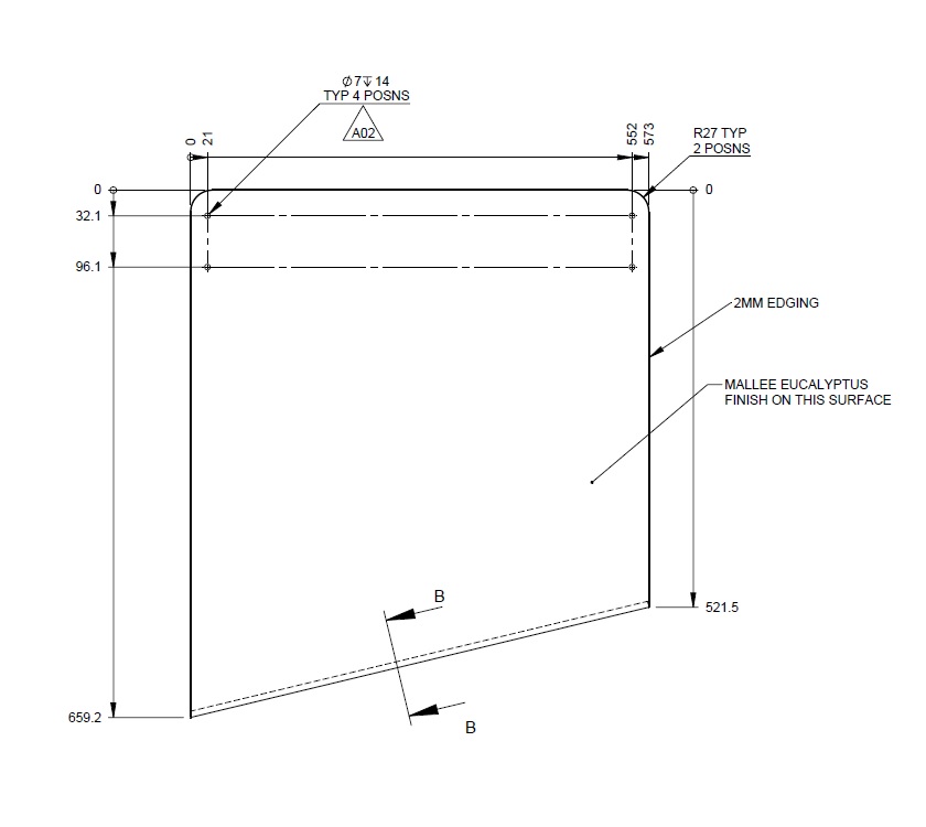 AE2 76-2 False Floor Flap