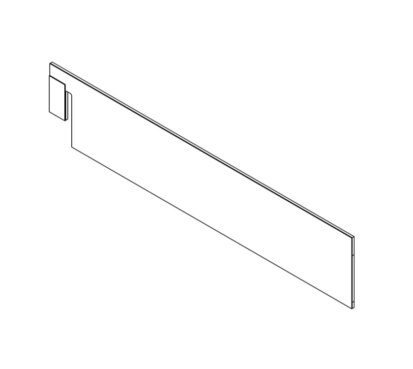 PX1 PS6 6'3" O/S Front Bunk Face Panel