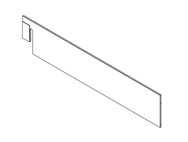 PX1 PS6 6'3" O/S Front Bunk Face Panel