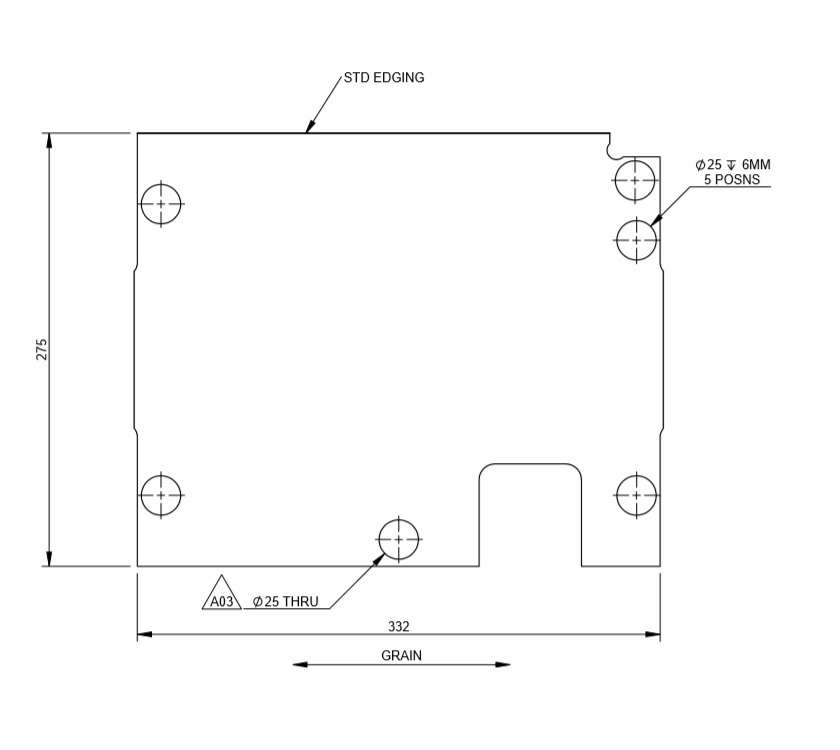 Read more about PX1 Vanity Unit Middle Shelf product image