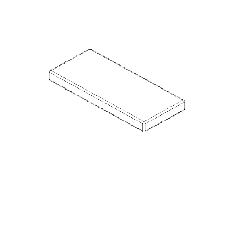 PX1 Front Base 1460x635x140 Brockwell (Foam)