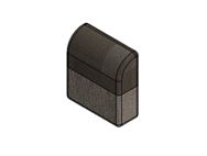 PS6 Grande Small Backrest Cushion 355x380x140mm