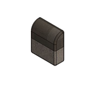 PS6 Grande Small Backrest Cushion 355x380x140mm