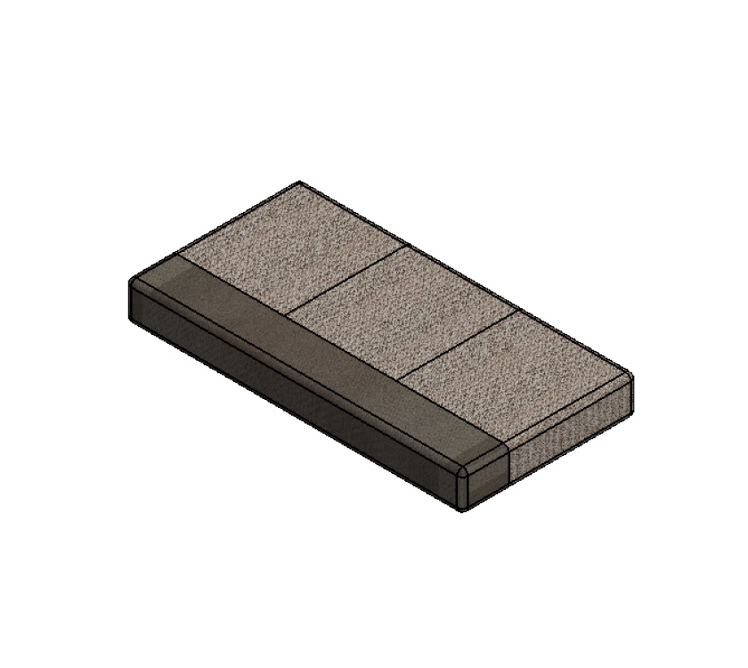 PS6 G Lounge Front Seat Base Cushion 