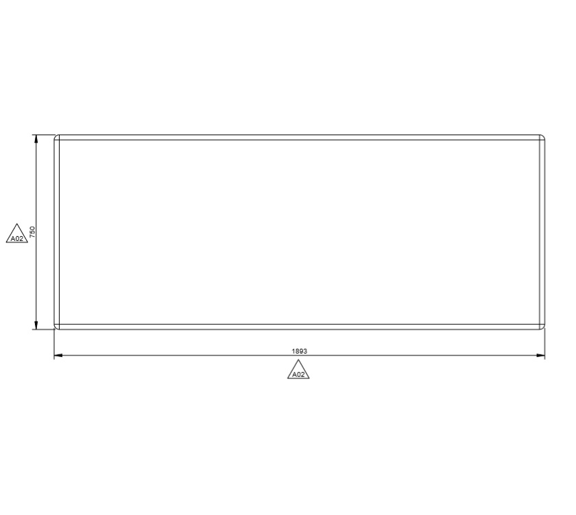AE2 76-2T & 76-4T N/S Single Fixed Bed Mattress