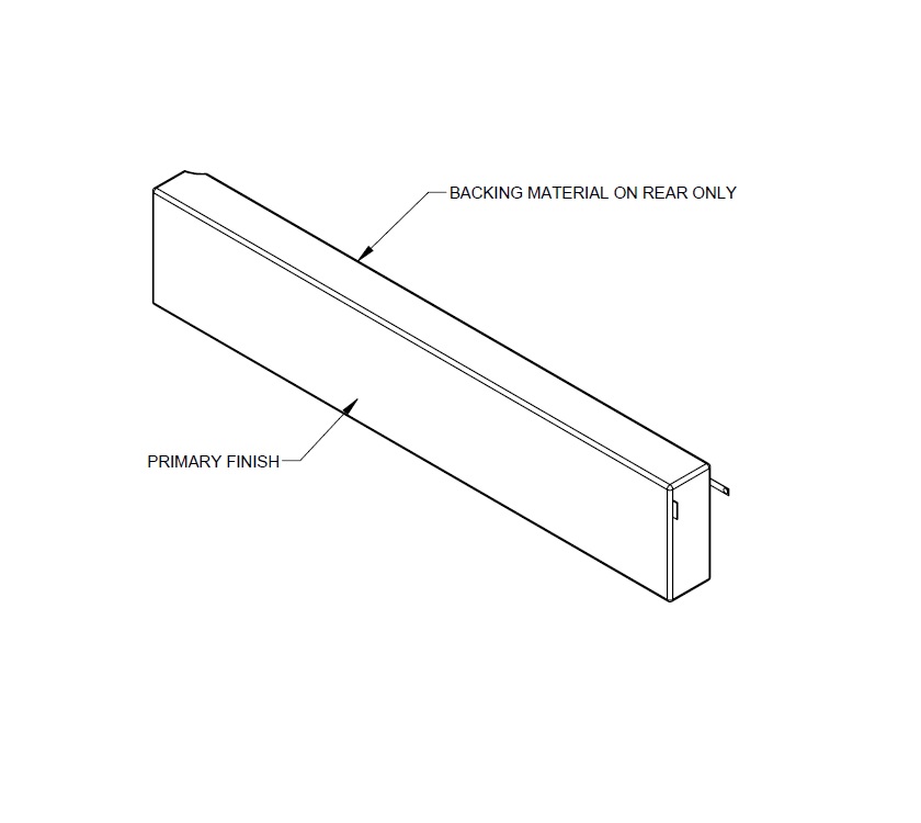AL1 66-2 O/S Lounge Backrest Cushion - Portland