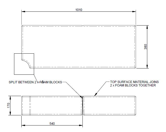 Read more about AL1 76-4 & 76-4T Travel Seat Bed Infill product image