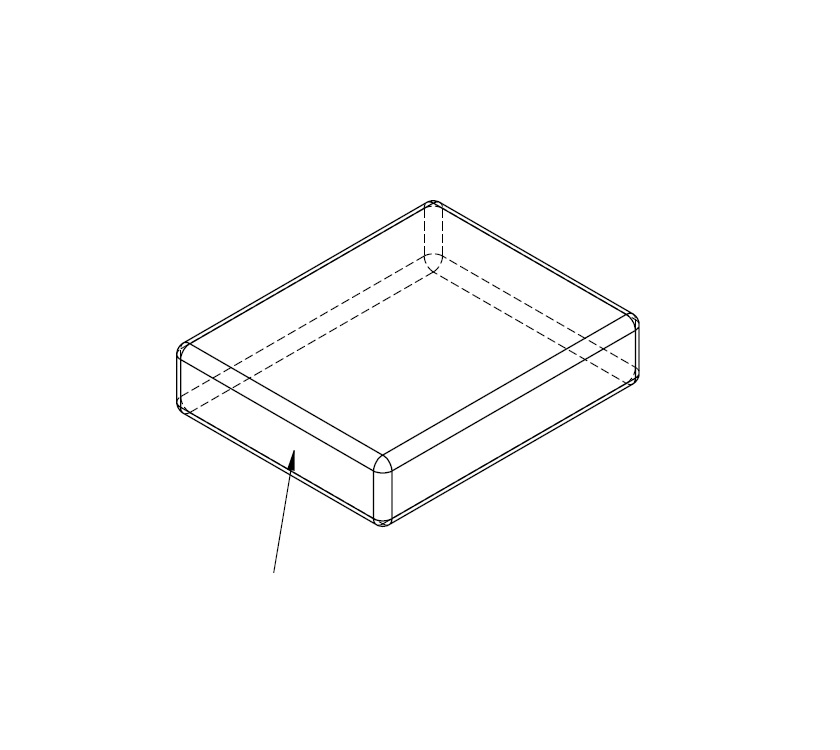 AL1 70-6 Bed Infill Cushion 290x230x65mm