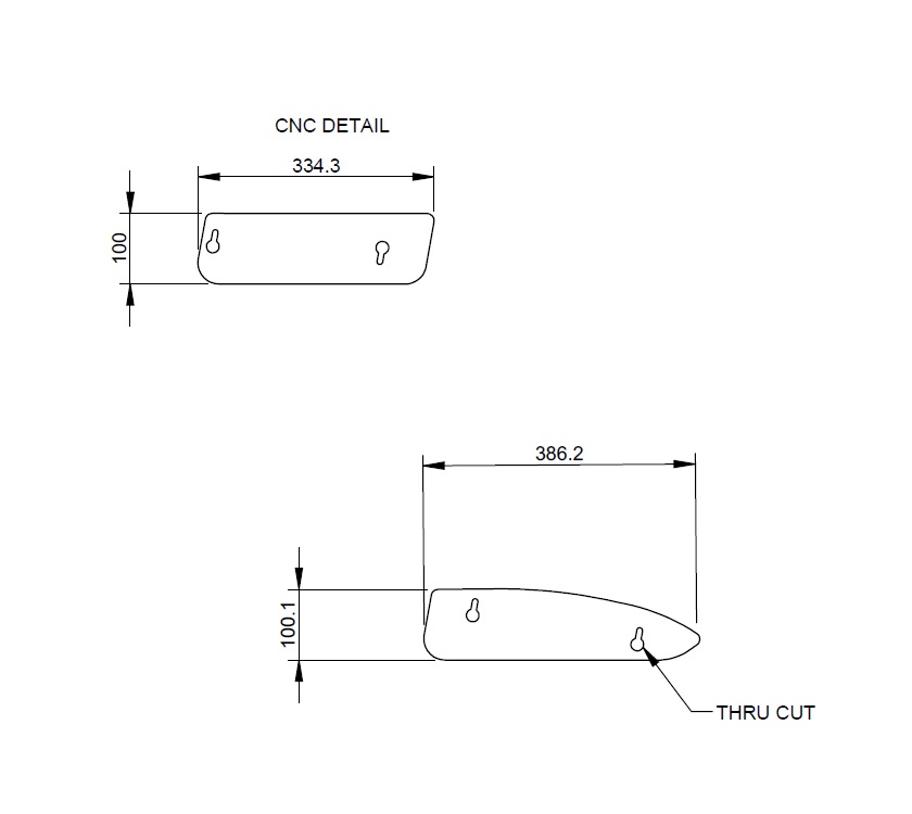 AL1 ALS 70-6 Drop Down Bed Pads Portland/Finchley