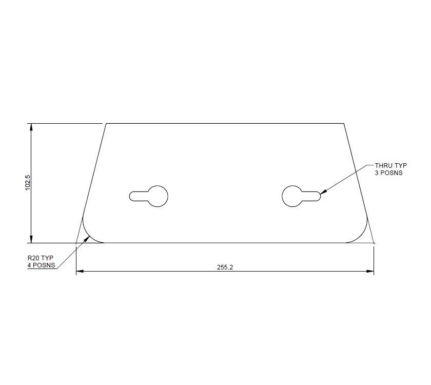 Read more about AL1 70-6 DD Bed Rear Bracket Cover Wandsworth product image
