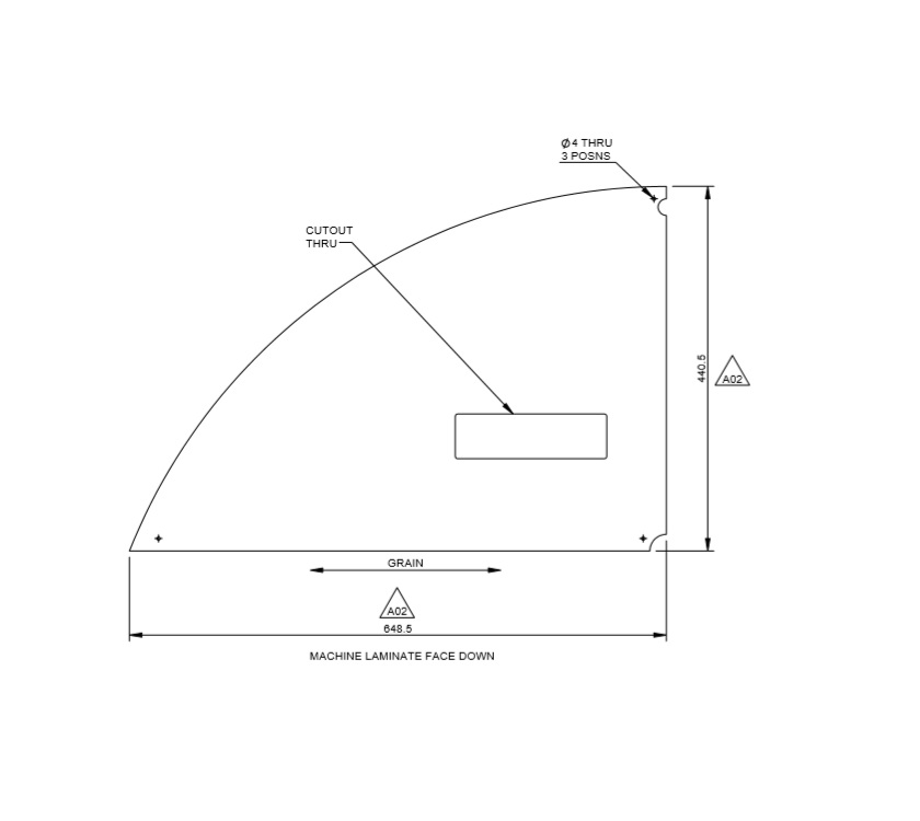 Read more about PX1 PS6 N/S Front Locker Dome Fascia product image