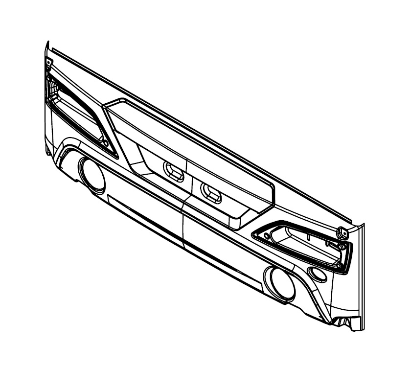 PX1 Rear Bumper Moulding