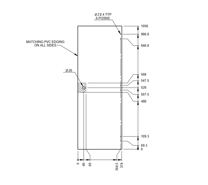 Read more about PS6 Grande Messina O/S Rear Upper Robe Door (A03) product image