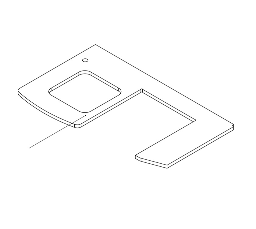 Read more about AL1 76-2 76-4 L/H Sink Kitchen Worktop (Rev A01) product image