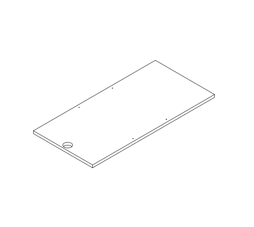 Read more about PX1 420 Washroom Robe Small Bottom Shelf product image