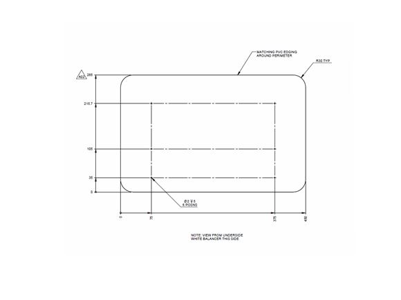 AL1 66-2 Kitchen Worktop Extension Flap (Rev A02) product image