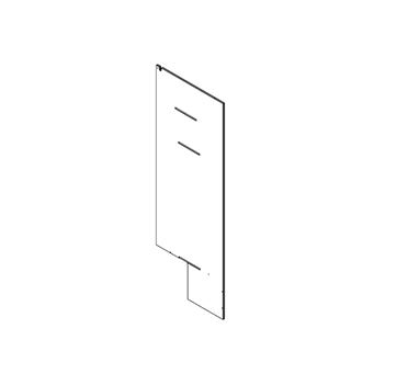 PX1 642 Kitchen Table Store R/H End Panel