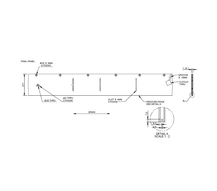 Read more about PX1 PS6 STD N/S Rear Locker Base product image