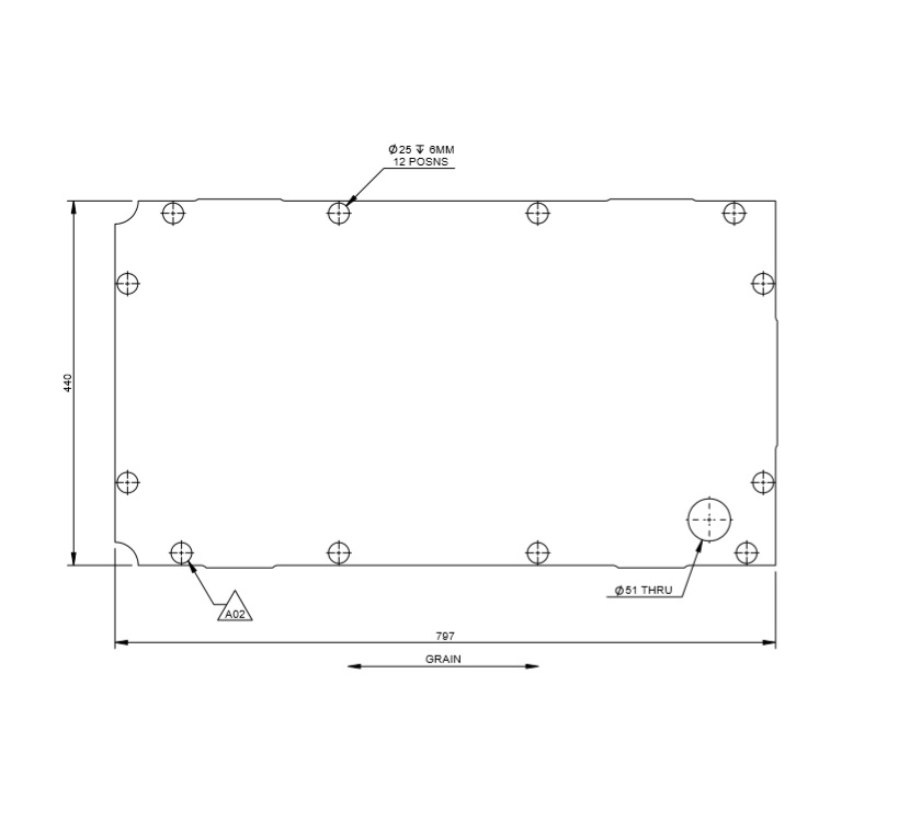 Read more about PX1 PS6 Centre Rear TC Washroom Robe Lower Shelf product image