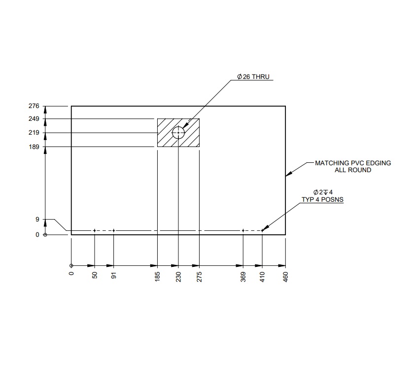 Read more about AG1 STD N/S Front Bunk End Door 460 x 276mm  A01 product image