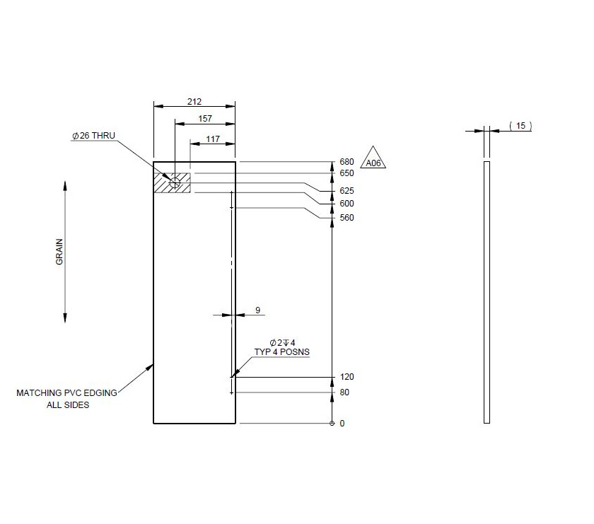 Read more about PS6 STD Sideboard Door (Revision A06) product image