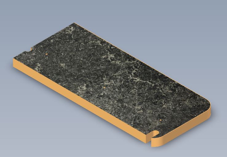 Read more about PS6 MESSINA N/S ROBE WORKTOP  product image