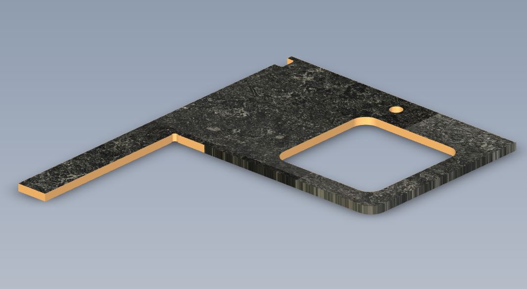 DY1 D4-2 KITCHEN WORKTOP