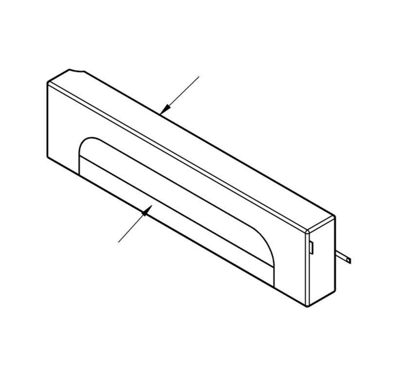 AE2 59-2 O/S Backrest Cushion 1340x340x150mm