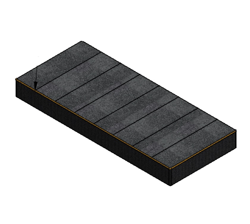 DY1 D4-2 O/S Seat Base Cushion - Java