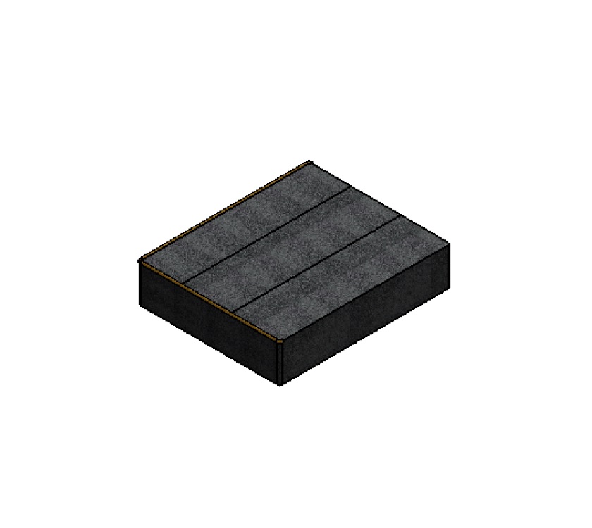 DY1 D4-2 O/S Corner Seat Base Cushion - Java