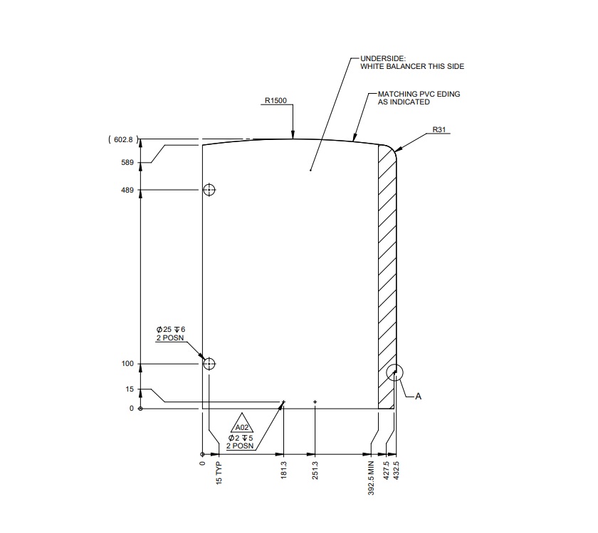 Read more about UN4 Merida SIDEBOARD UNIT WORKTOP product image