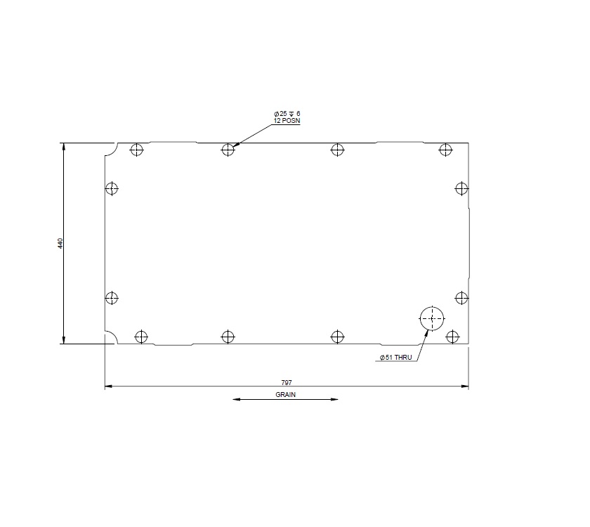 AG1 ESTORIL CTR REAR TC ROBE LOWER SHELF