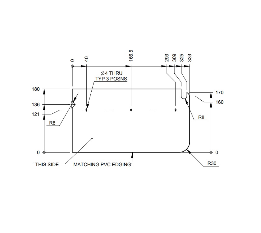 Read more about AG1 SINTRA L/H BEDSIDE ROBE WORKTOP product image